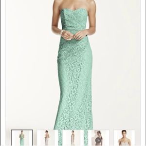 Mint Lace Bridesmaid Dress